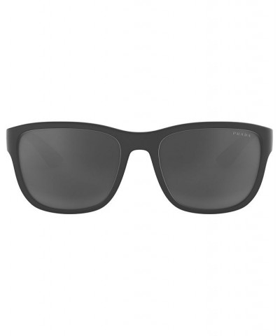 Men's Sunglasses PS 01US 59 BLACK RUBBER / GREY $39.90 Mens