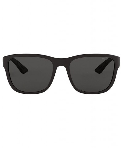 Men's Sunglasses PS 01US 59 BLACK RUBBER / GREY $39.90 Mens