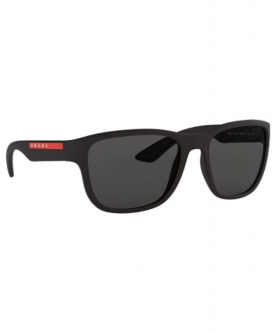 Men's Sunglasses PS 01US 59 BLACK RUBBER / GREY $39.90 Mens