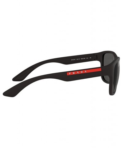 Men's Sunglasses PS 01US 59 BLACK RUBBER / GREY $39.90 Mens