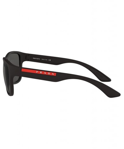 Men's Sunglasses PS 01US 59 BLACK RUBBER / GREY $39.90 Mens