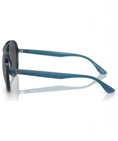 Unisex Low Bridge Fit Sunglasses RB4376 Opal Dark Blue $35.00 Unisex