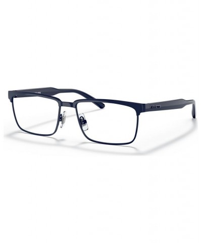 Unisex Rectangle Eyeglasses AN613154-O Dark Blue $33.32 Unisex