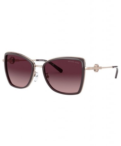Women's Sunglasses MK1067B Rose Gold/Burgundy Gradient $32.94 Womens