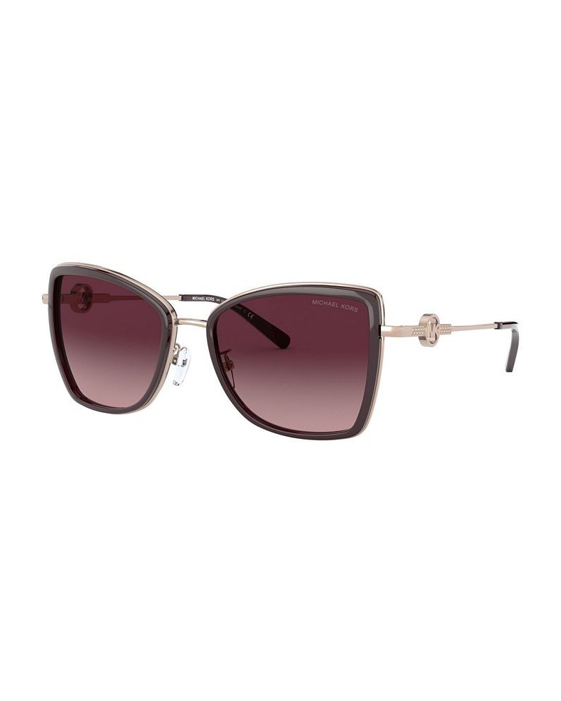 Women's Sunglasses MK1067B Rose Gold/Burgundy Gradient $32.94 Womens