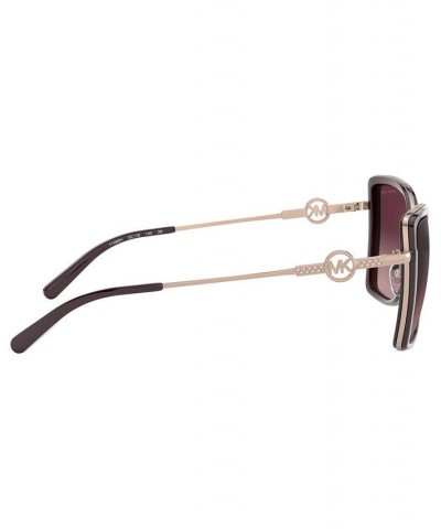 Women's Sunglasses MK1067B Rose Gold/Burgundy Gradient $32.94 Womens