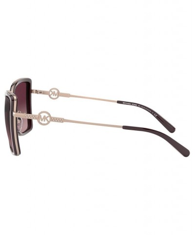 Women's Sunglasses MK1067B Rose Gold/Burgundy Gradient $32.94 Womens