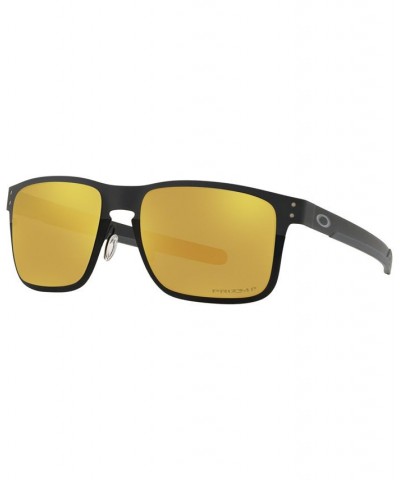 Polarized Sunglasses OO4123 55 Holbrook Met POLISHED BLACK / PRIZM 24K POLARIZED $36.54 Unisex