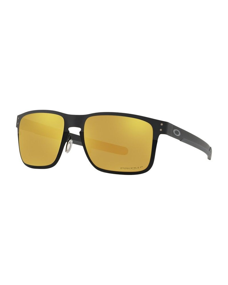 Polarized Sunglasses OO4123 55 Holbrook Met POLISHED BLACK / PRIZM 24K POLARIZED $36.54 Unisex