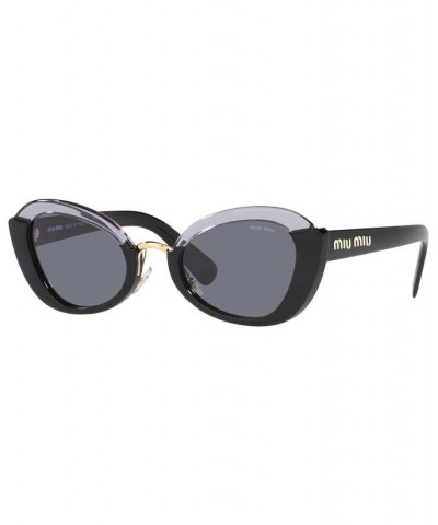 Women's Sunglasses MU 05WS 53 Black $51.59 Womens
