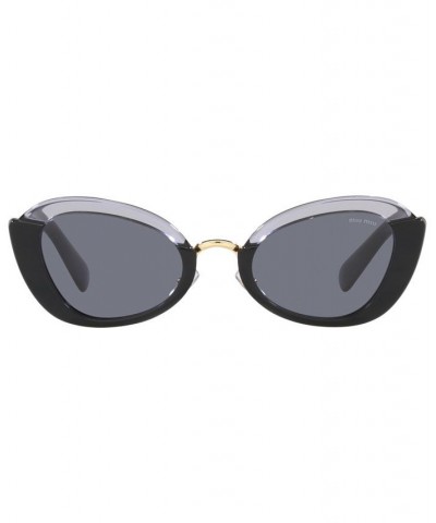 Women's Sunglasses MU 05WS 53 Black $51.59 Womens