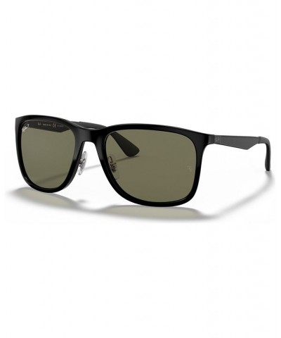 Polarized Sunglasses RB4313 BLACK / POLAR GREEN $53.46 Unisex