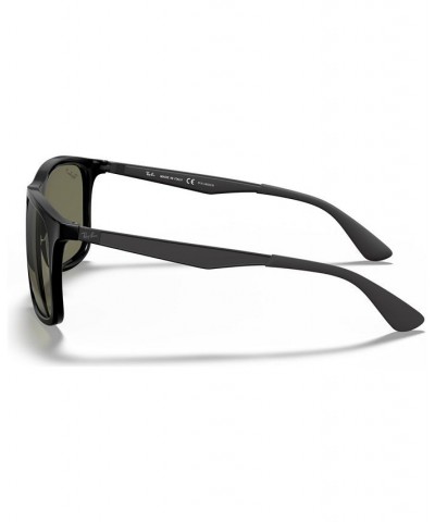 Polarized Sunglasses RB4313 BLACK / POLAR GREEN $53.46 Unisex