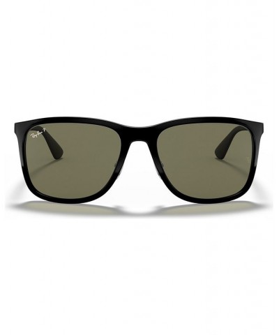 Polarized Sunglasses RB4313 BLACK / POLAR GREEN $53.46 Unisex