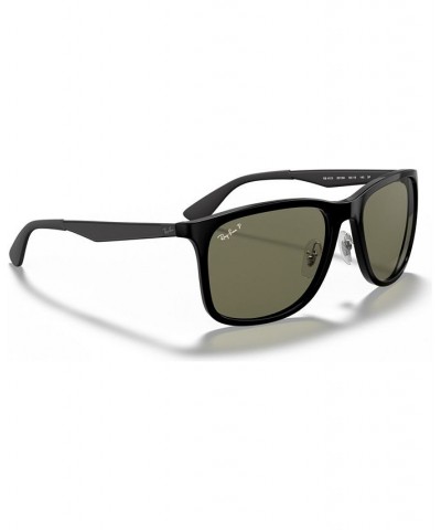 Polarized Sunglasses RB4313 BLACK / POLAR GREEN $53.46 Unisex