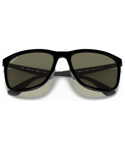 Polarized Sunglasses RB4313 BLACK / POLAR GREEN $53.46 Unisex