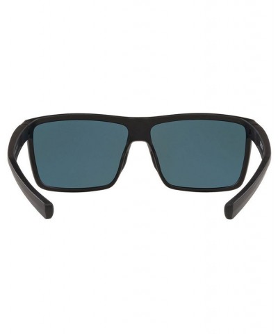 Men's Polarized Sunglasses RINCONCITO 60 BLK/BLE MIR POL $59.64 Mens