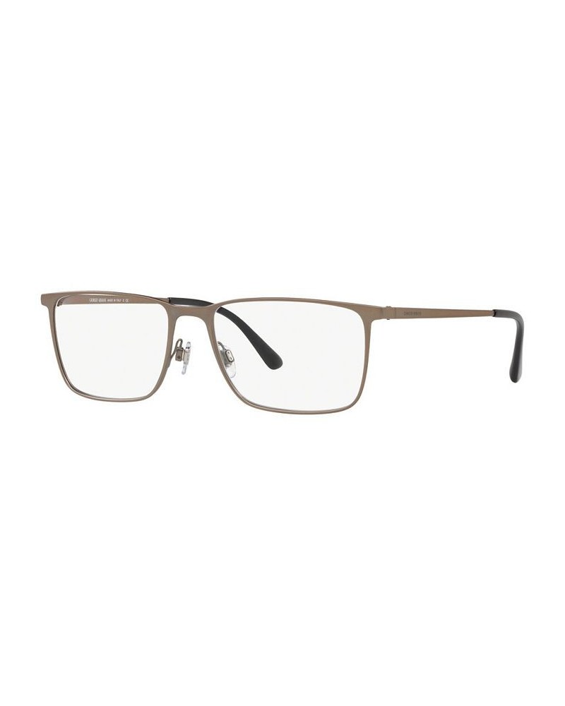 AR5080 Men's Rectangle Eyeglasses Matte Blk $32.55 Mens