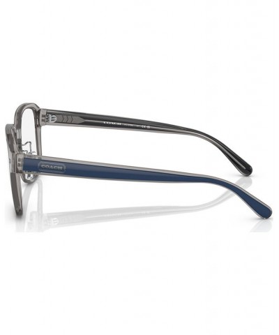 Men's Square Eyeglasses HC619953-X Transparent Gray $27.44 Mens