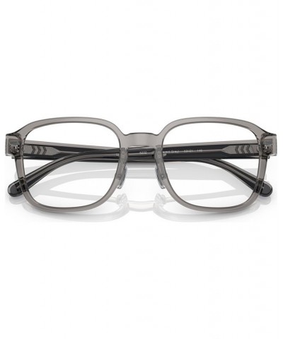 Men's Square Eyeglasses HC619953-X Transparent Gray $27.44 Mens