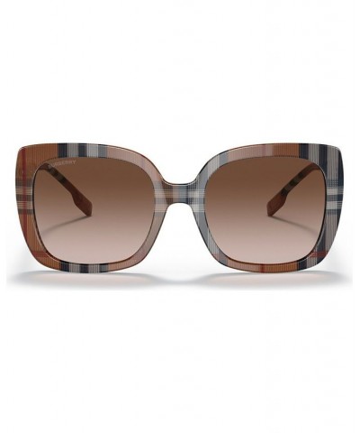 Women's Sunglasses BE4323 CAROLL 54 Brown Check $76.20 Womens