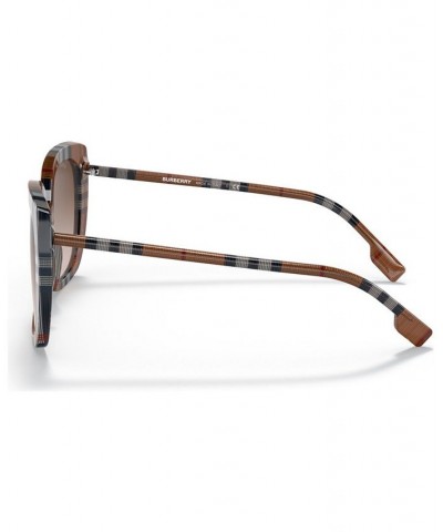 Women's Sunglasses BE4323 CAROLL 54 Brown Check $76.20 Womens