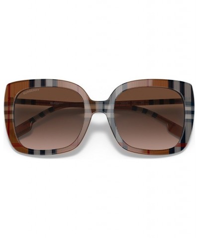 Women's Sunglasses BE4323 CAROLL 54 Brown Check $76.20 Womens