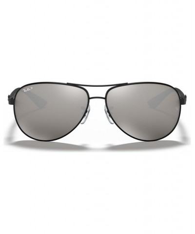 Polarized Sunglasses RB8313 BLACK/GREY MIRROR POLAR $64.56 Unisex