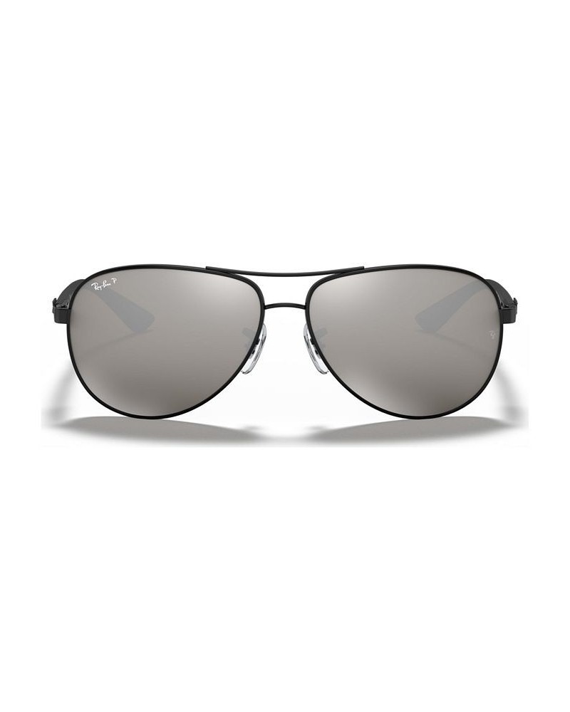 Polarized Sunglasses RB8313 BLACK/GREY MIRROR POLAR $64.56 Unisex