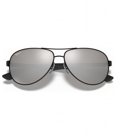 Polarized Sunglasses RB8313 BLACK/GREY MIRROR POLAR $64.56 Unisex