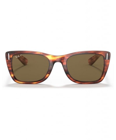 Unisex Polarized Sunglasses RB2248 STRIPED HAVANA/GREEN POLAR $31.36 Unisex