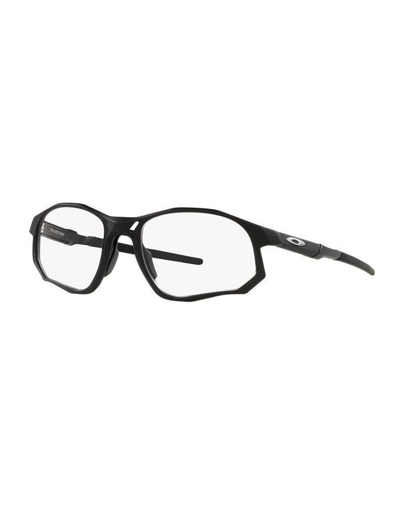 OX8171 Trajectory Men's Rectangle Eyeglasses Satin Black $69.93 Mens