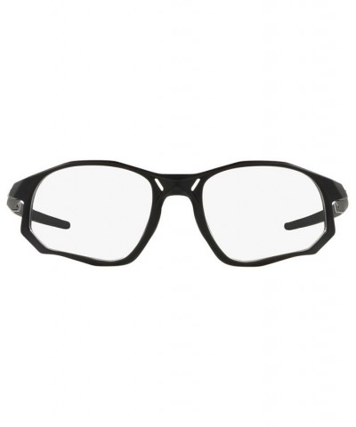 OX8171 Trajectory Men's Rectangle Eyeglasses Satin Black $69.93 Mens