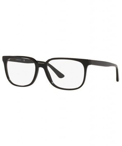 EC2009 Men's Rectangle Eyeglasses Shiny Transparent $13.30 Mens