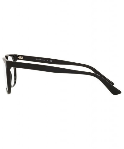 EC2009 Men's Rectangle Eyeglasses Shiny Transparent $13.30 Mens