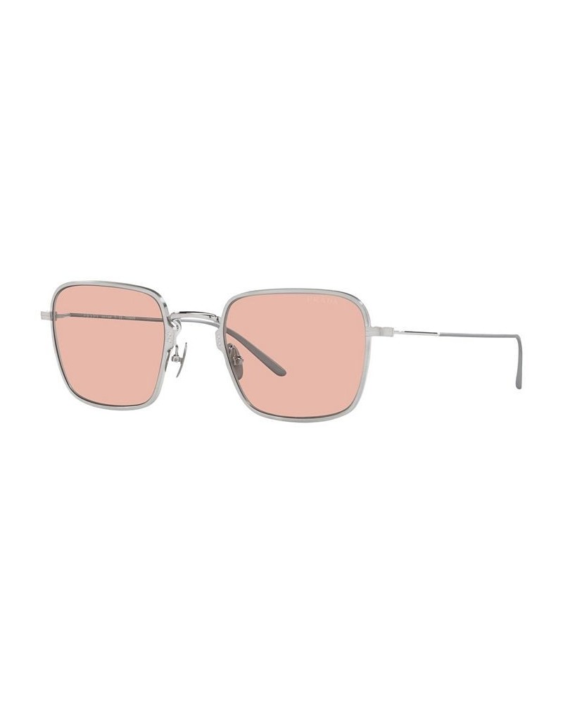 Men's Sunglasses PR 54WS 52 Satin Titanium $158.95 Mens