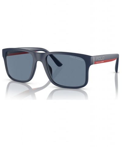 Men's Polarized Sunglasses PH4195U Matte New Port Navy $35.10 Mens