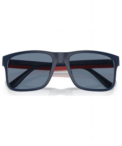 Men's Polarized Sunglasses PH4195U Matte New Port Navy $35.10 Mens