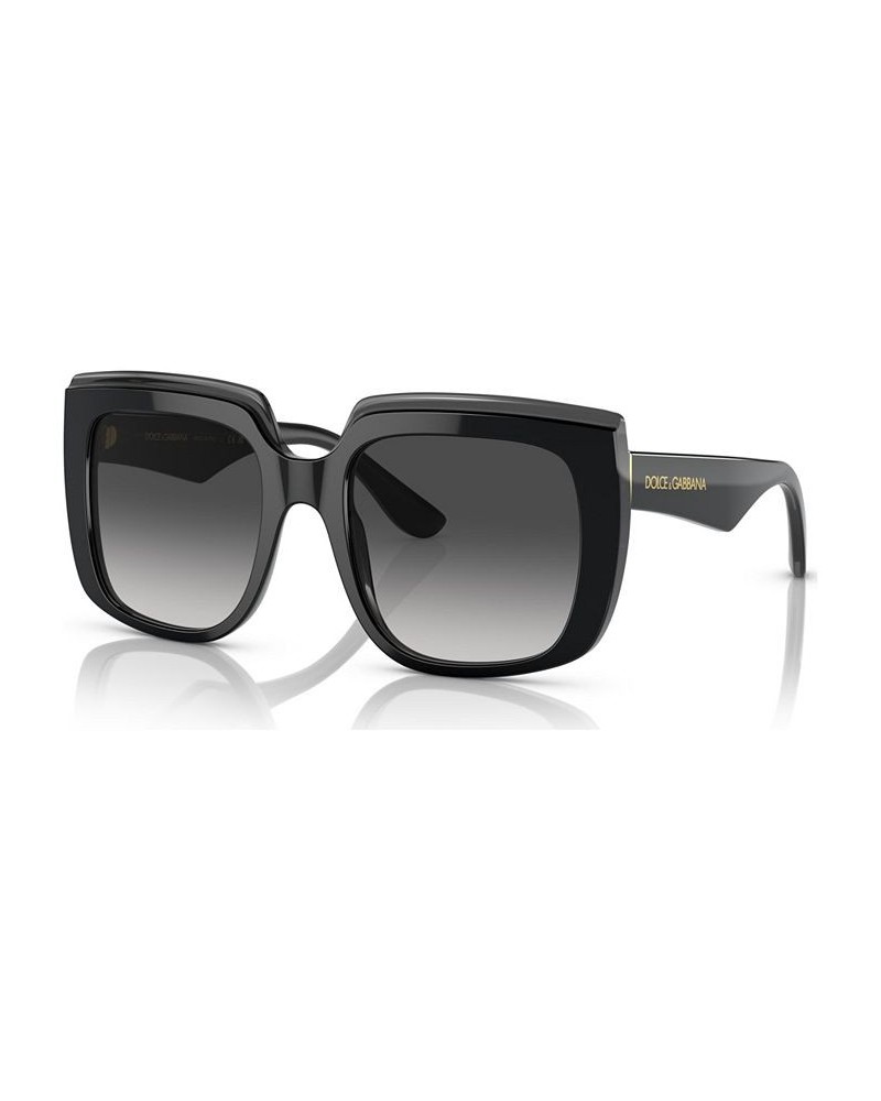 Women's Sunglasses DG441454-Y Black On Transparent Black $93.15 Womens