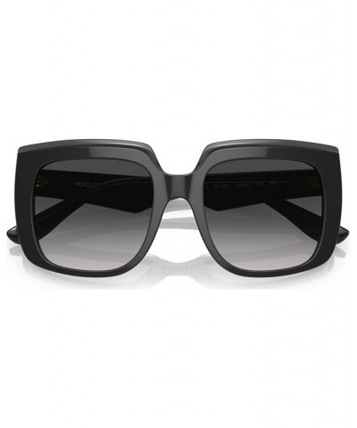 Women's Sunglasses DG441454-Y Black On Transparent Black $93.15 Womens