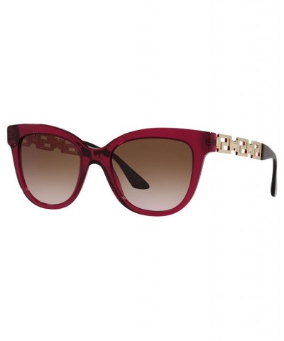 Women's Sunglasses VE4394 54 BORDEAUX TRANSPARENT/BROWN GRADIENT $82.80 Womens