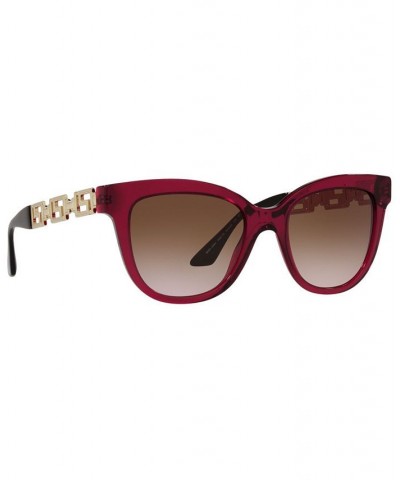 Women's Sunglasses VE4394 54 BORDEAUX TRANSPARENT/BROWN GRADIENT $82.80 Womens