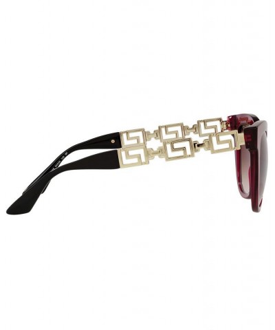 Women's Sunglasses VE4394 54 BORDEAUX TRANSPARENT/BROWN GRADIENT $82.80 Womens