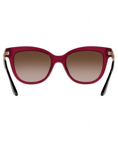 Women's Sunglasses VE4394 54 BORDEAUX TRANSPARENT/BROWN GRADIENT $82.80 Womens