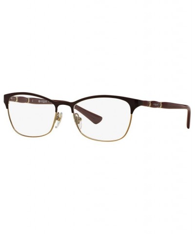 VO3987B Women's Cat Eye Eyeglasses Brown $24.45 Womens