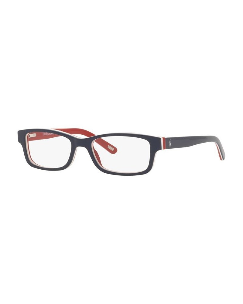 Polo Prep PP8518 Men's Rectangle Eyeglasses Shiny Blac $25.50 Mens