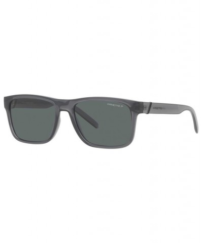 Unisex Polarized Sunglasses AN4298 BANDRA 55 Matte Navy Blue $19.00 Unisex