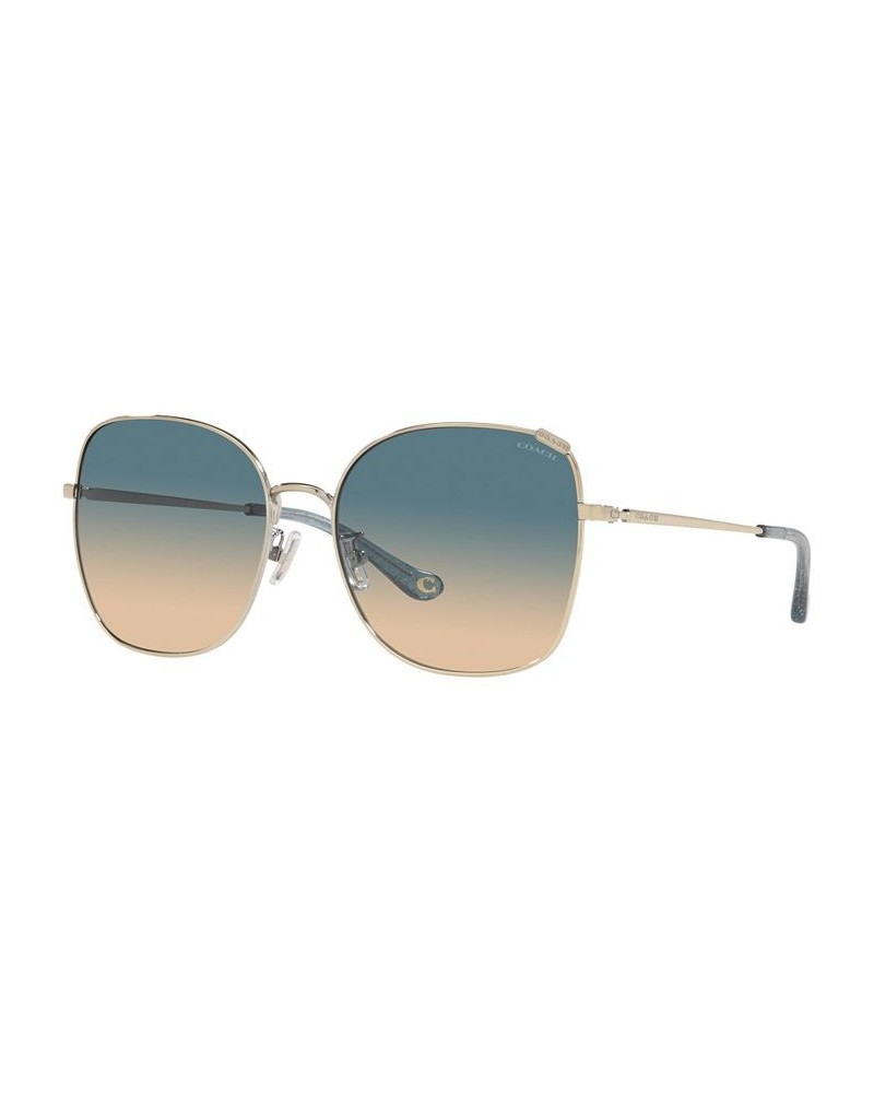 Women's Sunglasses HC7133 C7997 57 Shiny Light Gold-Tone 1 $48.90 Womens