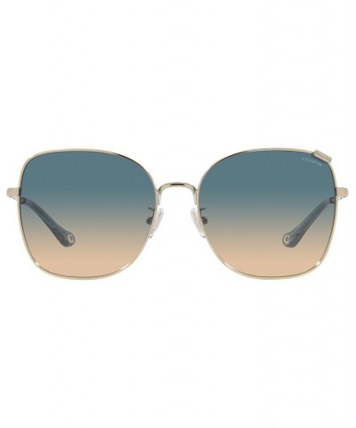 Women's Sunglasses HC7133 C7997 57 Shiny Light Gold-Tone 1 $48.90 Womens