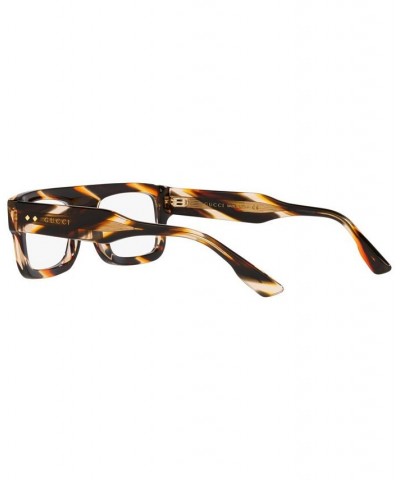 Men's Rectangle Eyeglasses GC00183052-X Brown $146.45 Mens